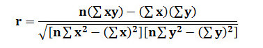 correlation coefficient