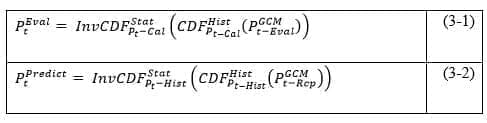 Statistical downscaling-QM